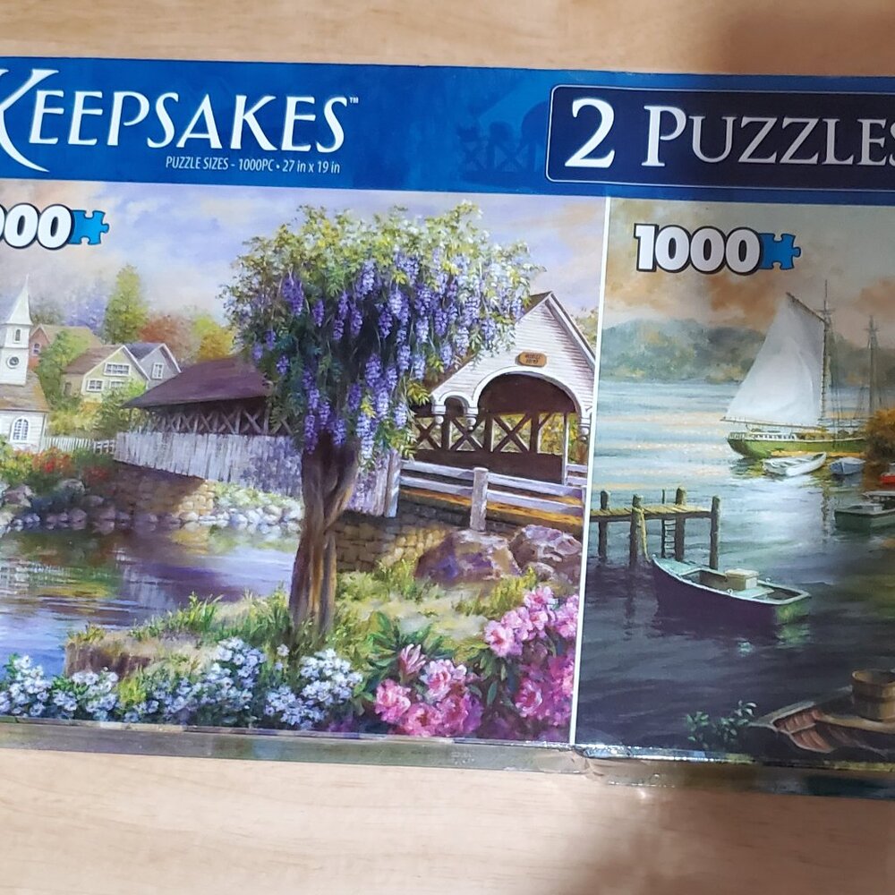 Keepsakes Puzzles (2 puzzles, 1,000 pieces each)